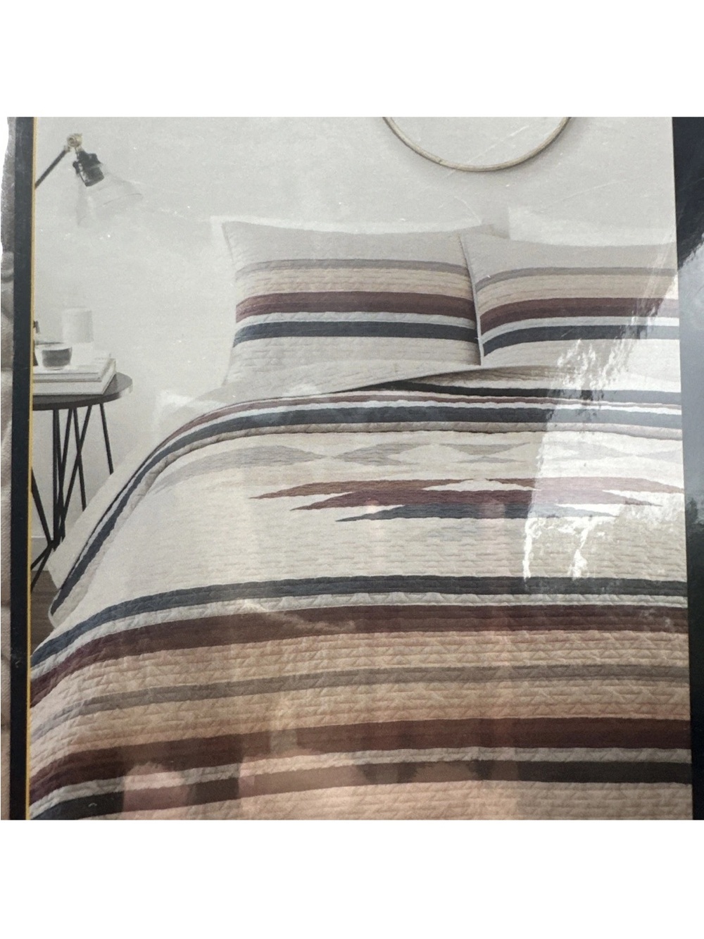 Pendleton Pinos Creek Striped Quilted Bedspread Home Bedding Set NEW